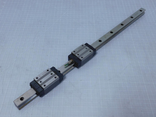 Lot of 2 IKO LRXD 20 44-H52   Bearings on a 23 In Rail For Sale Lot of 2 IKO LRXD 20 44-H52   Bearings on a 23 In Rail For Sale