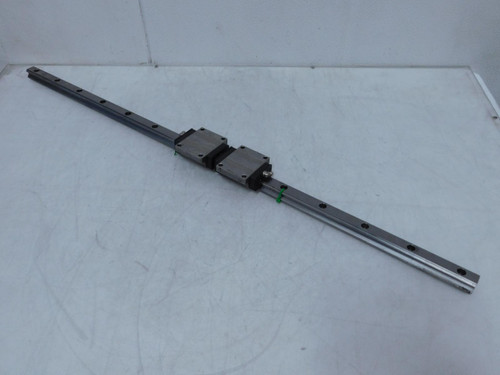 Lot of 2  HSR20    Linear Guide Block Bearing on 32 inch rail For Sale