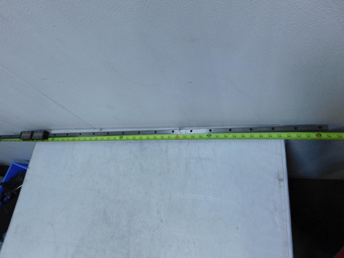 Lot of 2 THK SHS15V UBI04010   Linear Bearings w/ 48 3/4 In Rail For Sale