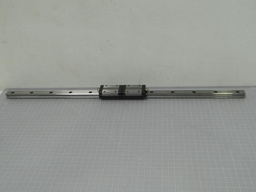 Lot of 2 THK SSR20  Linear Bearings LM Guide on 27 In Rail For Sale