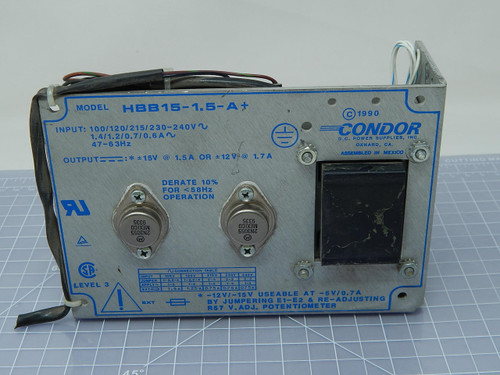 Condor HBB15-1.5-A+    Power Supply For Sale