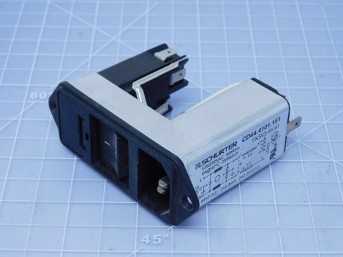 Schurter CD44.4101.151 FKSV2-55-6/I   Power Entry Connector For Sale