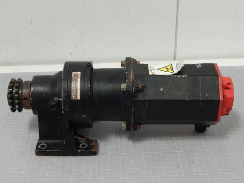 Fanuc B12/3000 is CNHX-6105-LB-29   Servo Motor w/ Gear Reducer 138 V For Sale