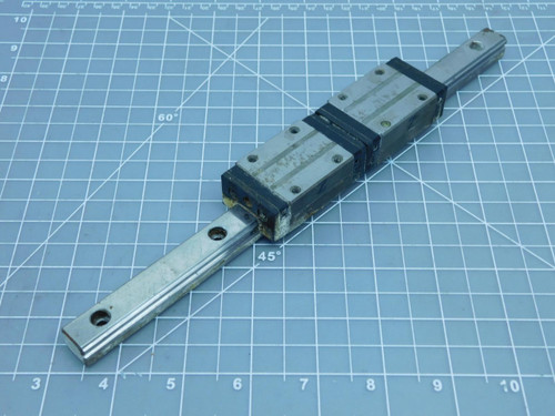 Lot of 2 NSK LS15  Linear Guides with 12" Rail For Sale