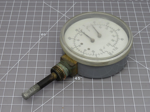 Temperature and PSI Gauge 0-50 PSI 60-260 F For Sale