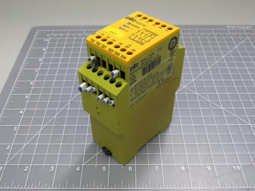 Pilz PNOZ X3 24VAC 24VDC 3n/o 1n/c 1so  Safety Relay Module For Sale