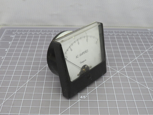 Simpson 1357  AC Amperes Panel Meter For Sale