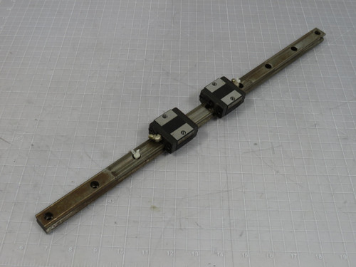 THK SR20V  Linear Bearing Guide Blocsks w 19 Inch Rail For Sale