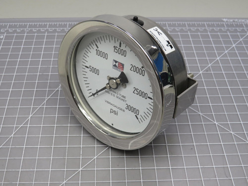 Stewartz 41SV-30K-C-1/4HPF  Stainless Steel Gage Gauge For Sale Stewartz 41SV-30K-C-1/4HPF  Stainless Steel Gage Gauge For Sale