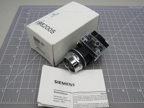 Siemens 52PA4GN  Pilot Light Transformer Less Lens For Sale