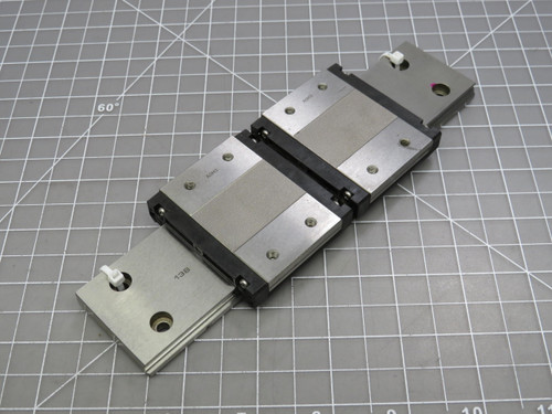 Lot of 2 THK SRS15WM  Blocks With Linear Rail 7 In For Sale