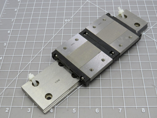 Lot of 2 THK SRS15WM 0G036 Blocks on Linear Rail 7 Inch For Sale