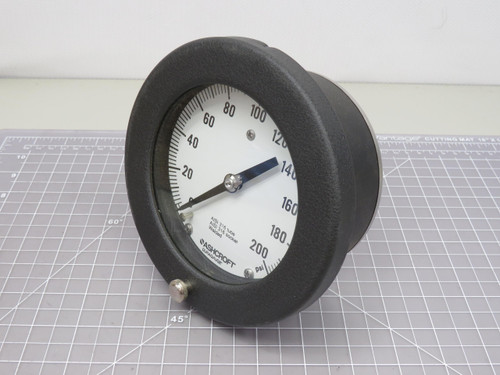 Ashcroft AISI 316 Tube / Socket 45-1377-SS-02B-200 Pressure Gauge / Duragauge For Sale