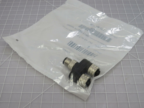 Molex 1200680139 081205EMF00000 Circular Metric Connectors Micro-Change (M12) Solid Body Splitter 1 x 4-Pole Male to 2 x 4-Pole Females Black Overmold For Sale Molex 1200680139 081205EMF00000 Circular Metric Connectors Micro-Change (M12) Solid Body Splitter 1 x 4-Pole Male to 2 x 4-Pole Females Black Overmold For Sale