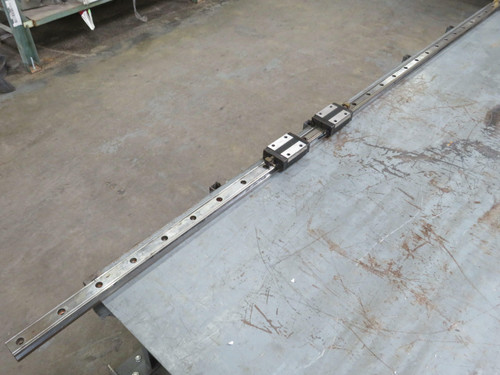 Lot of 2 THK SR35W  Linear Bearing Block w/96 In Linear Rail For Sale