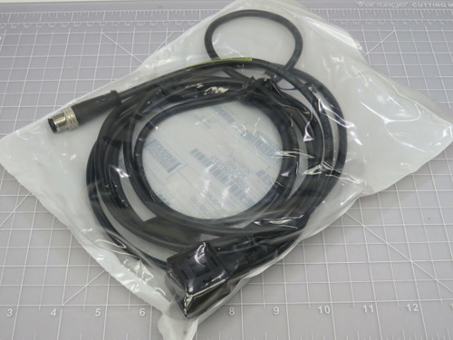 Brad Connectivity 1210360356 E850B0P12M030 Micro-Change (M12) to Brad mPm DIN Form A - 18mm Cordset 5 Poles Male to Male (90°) 1.50m (9.84') Length 24V For Sale