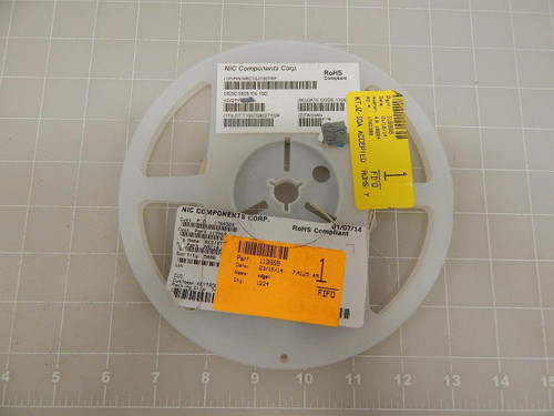 LOT OF 1224 NIC NRC10J100TRF 119968 THICK FILM RESISTORS T72505