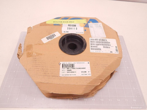 LOT OF 4800 KOA MF1/4DCT52R2492F METAL FILM RESISTORS T75725