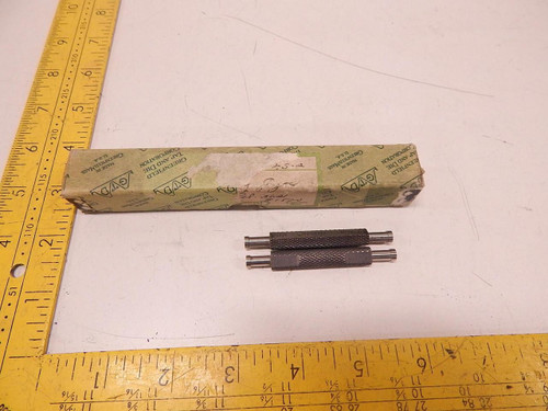 LOT OF 2 GREENFIELD TAP AND DIE T6400 0.073/0.83 0.213 THREAD PLUG GAGE T77028
