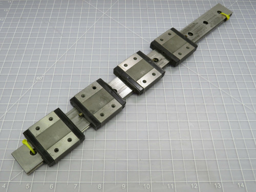 Lot of 4 IKD LWLF30 BCS  16  In Linear Slide Guide w/ Bearing Blocks For Sale