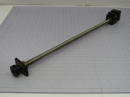 Rexroth R153246225 59221 140 Linear Cylinder Nut on 17 In Rail   For Sale