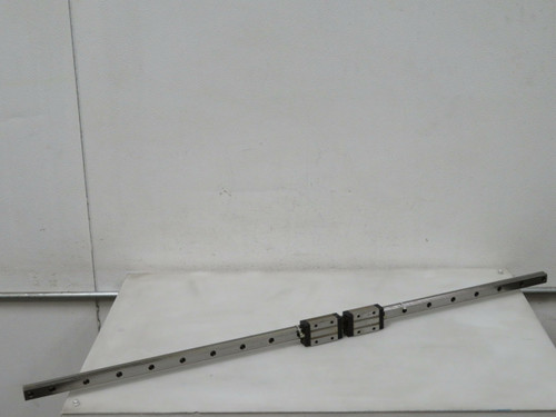Lot of 2  LS251138AL2-002P51 91-010  Linear Bearing Blocks on a 45 In Rail  For Sale