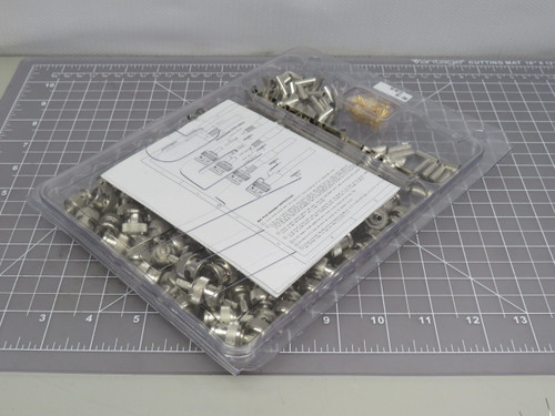 Lot of 100 TE Connectivity 125110 BNC-13BN Coaxial Connectors For Sale
