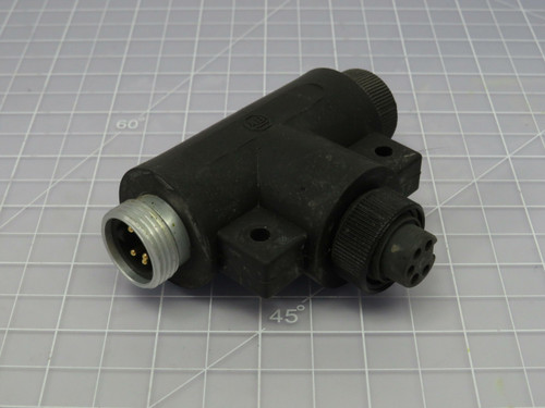 3-Way Black Connector  For Sale
