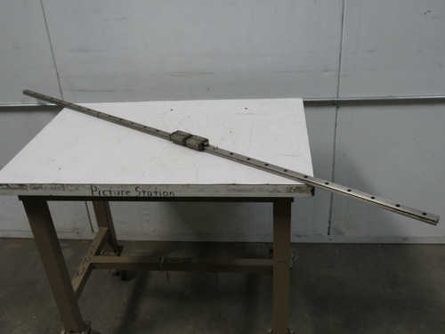 Lot of 2 THK SR20  Linear Rail Bearing Guide on 66" Rail For Sale