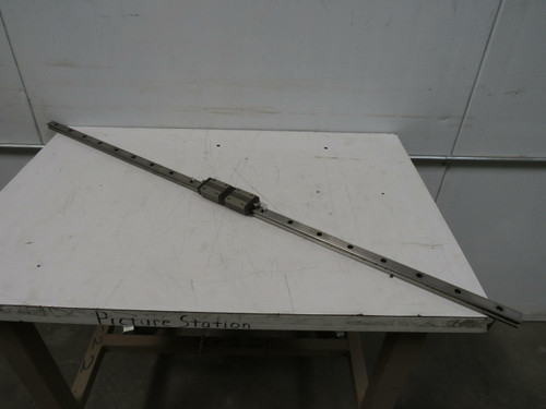Lot of 2 THK SR20  Linear Rail Bearing Guide on 44" Rail For Sale