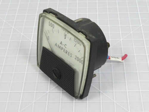 G-8491  0-2000 AC Amperes Meter  For Sale