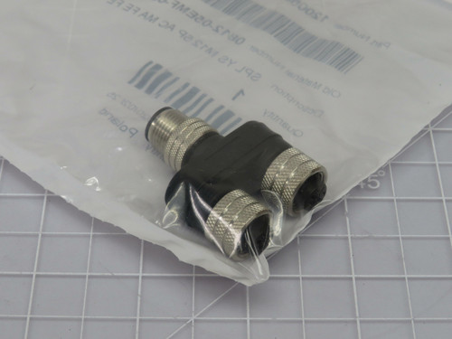Lot of 12 Molex 1200680139 081205EMF00000 Micro-Change (M12) Solid Body Splitter   For Sale Lot of 12 Molex 1200680139 081205EMF00000 Micro-Change (M12) Solid Body Splitter   For Sale