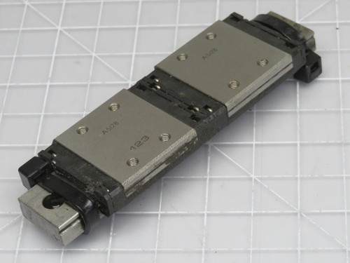 Lot of 2 THK SRS9W  Linear Bearing Blocks on a 4 in Rail  For Sale