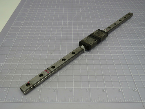 Lot of 2 IKO LWL12CS  Linear Bearing Blocks on 15 In Rail  For Sale