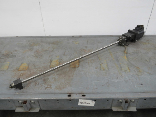 Mitsubishi HC-RFS103-S1  AC Servo Motor w 40 Inch Ball Screw  For Sale