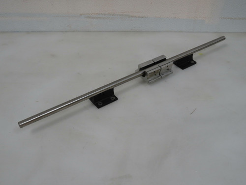 Lot of 2 Thomson Industries SPB 8 OPN  Super Pillow Block on 23.5 In Rail  For Sale