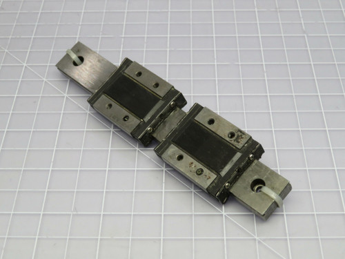 Lot of 2 THK RSH9WZM 6B057X Linear Bearing Blocks On 5 1/2 In Rail  For Sale