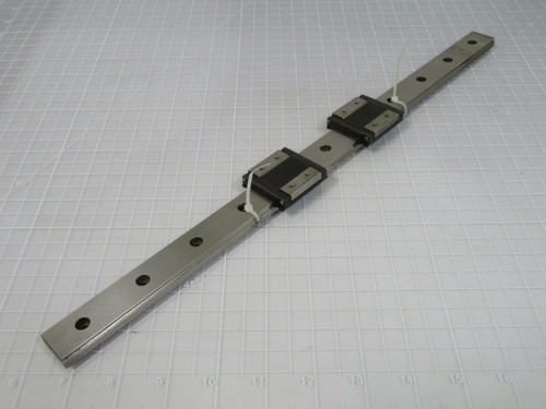 Lot of 2  A5F16  Linear Bearings on 16 In Rail  For Sale