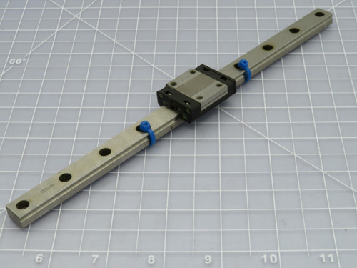 THK SRS12M  Linear Bearing Block on a 9.5 in Rail  For Sale
