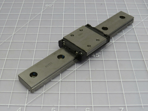 THK SRS9WM  Linear Bearing Blocks on a 5.5 in Rail  For Sale