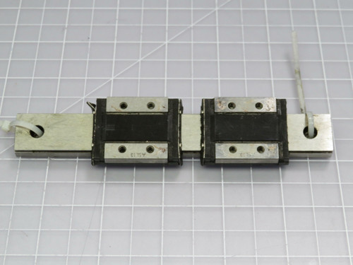 Lot of 2 THK RSH9WZM  Bearing Blocks on a 6 1/2 In Rail  For Sale