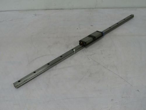 THK SSR15  Linear Bearing Block on a 27.5 in Rail  For Sale