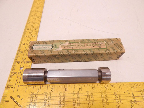 GREENFIELD TAP AND DIE 1.1240 G0 1.1245 1527 9/16 27 DOUBLE END CHECK THREAD GAGE T77029
