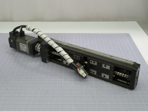 Mitsubishi HC-PQ13  AC Servo Motor w / Actuator  For Sale