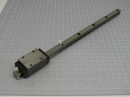 THK SHS15P  Linear Bearing Block on a 15 1/2 In Rail  For Sale