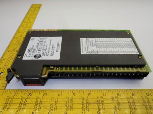 ALLEN-BRADLEY 1771-OAD C REV D02 AC OUTPUT MODULE 10-138VAC 0.295AMPS@5VDC T16546