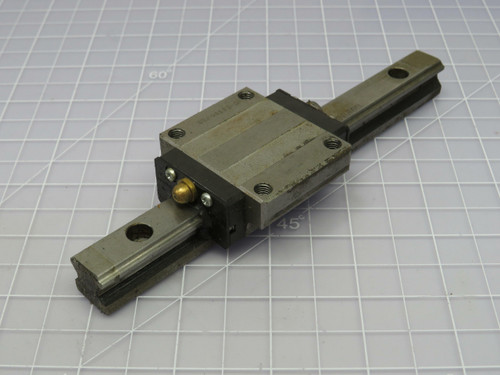 Lot of 2 THK HSR15A  Linear Bearing Block on a 6.5 in rail  For Sale
