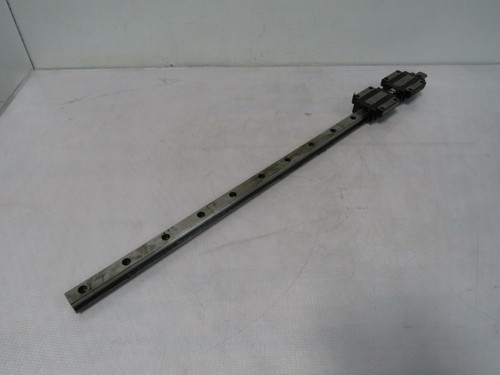 Lot of 2 THK HSR25  Linear Bearing Block on a 32.5 in rail  For Sale