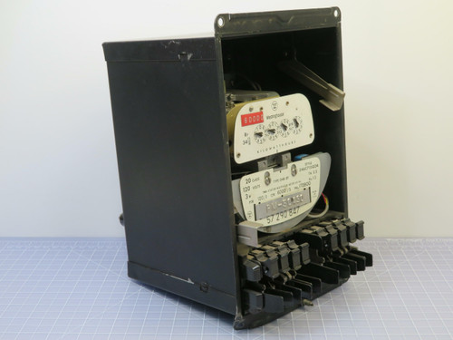 Westinghouse D4B-2F 57 290 847 Two-Stator Watthour Meter 60 Hz   For Sale