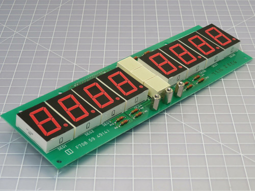 F708 59 59(4) TEC-2V CIRCUIT BOARD DISPLAY T188439